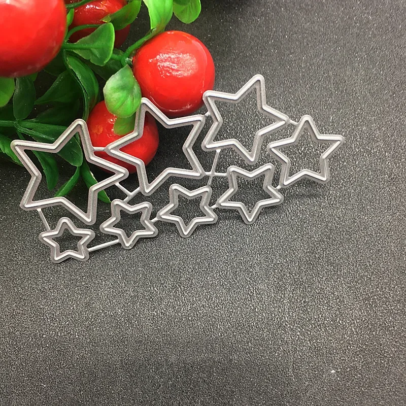 Description Picture 3 of itemScrapbooking Multiple Star Hollow Cutting Knife Dies Carbon Steel Knife Dies Embossed Knife Dies Template