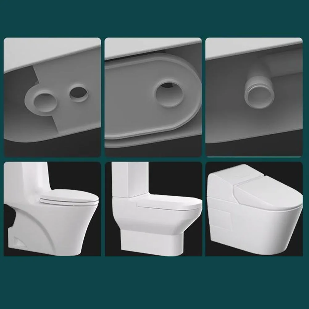 

Toilet Flange Sealing Ring Thickened Rubber Ring Check Valve Rubber Ring Leak-proof Universal Toilet Accessories