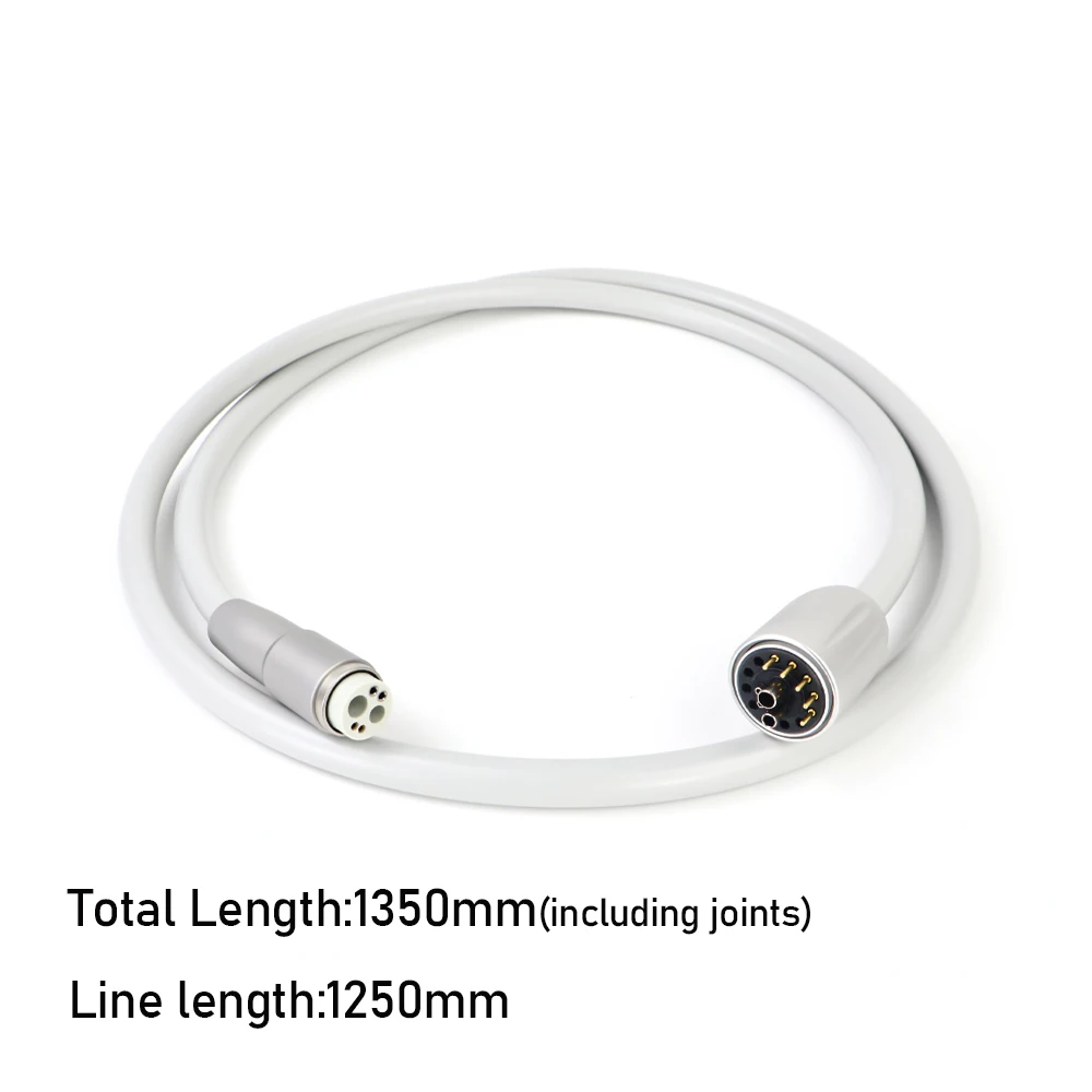 5 Lights) LED E-generator Dental Fiber Optic Handpiece Push 4 Hole Fit