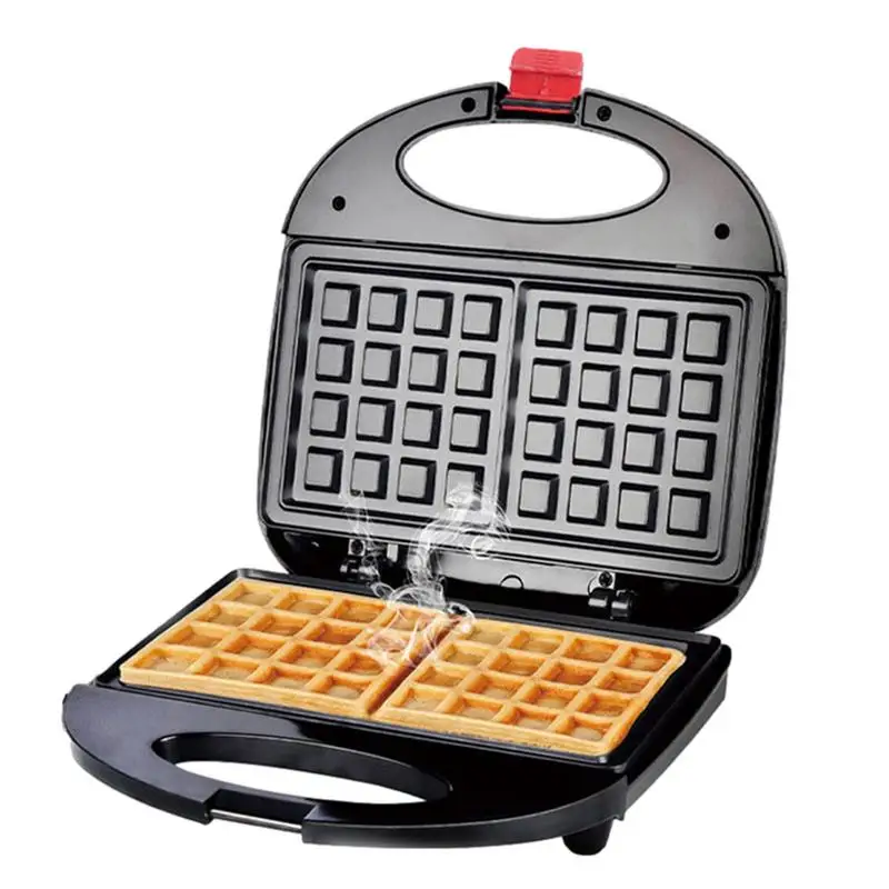 

Electric Breakfast Maker Automatic Nut Waffle Bread Maker Sandwich Donut Baking Breakfast Machine Kitchen Oven 750W