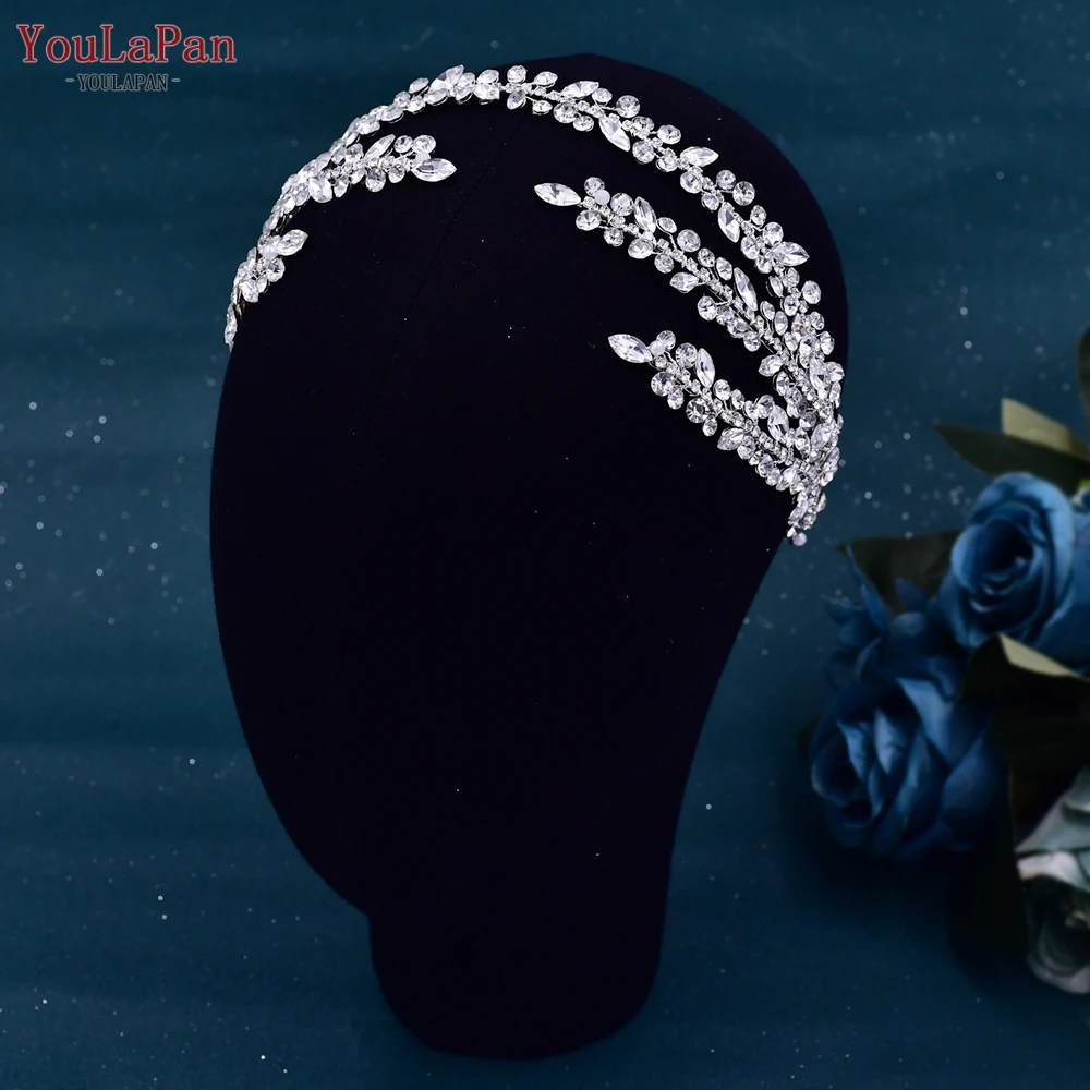 TOPQUEEN Crystal Wedding Headband Rhinestone Decoration Bridal Headpiece Pageant Headdress for Bride Hair Accessories HP496 hair accessories,bridal hair accessories,crown headband