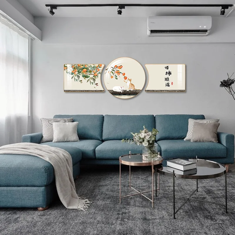 リビングルームの装飾画、新しい中国風、吊り下げ絵画、ソファの