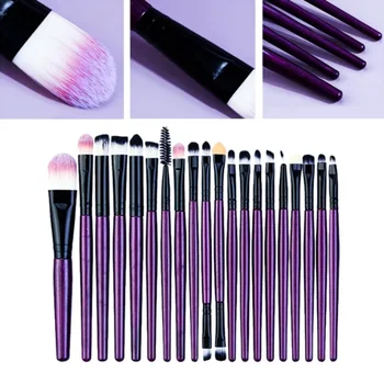 20Pcs Makeup Brush Set Eyeliner Brush Blending Brush Makeup Brushes for Cheeks Eye Cosmetic Foundation Brush 2