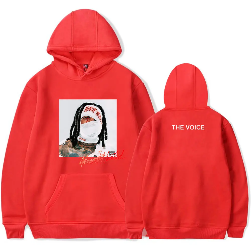 thumbnail image 1 of Sudadera con capucha de Lil Durk, sudadera con la portada del álbum Almost Healed, sudadera con estampado de rapero, moda unisex, divertida, informal, hip hop, ropa de calle, 1 of 5