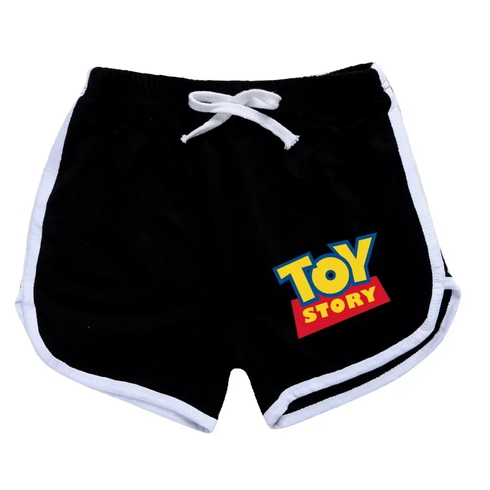 Ensemble de vêtements de dessin animé Pixar Toy Story 4 pour garçons et filles, T-shirt à manches courtes et short, Buzz Woody imbibé, olympiques en coton pour enfants