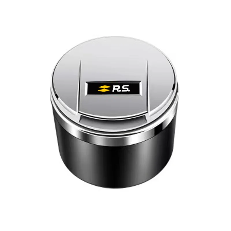 

Car LED Ashtray Garbage Coin Storage Cup Container Car Supplie for RS Line Sandero Scenic Megane KoleoS car Accessories