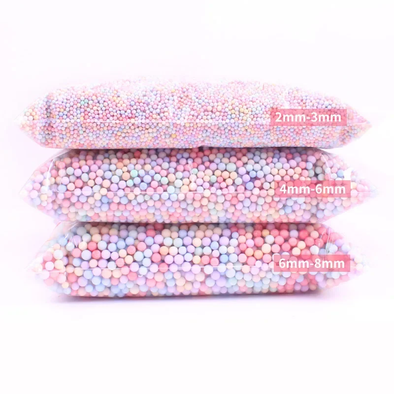 10g 4-6mm Mini Color Foam Balls Polystyrene Filler Styrofoam balls Craft DIY Home Wedding Decoration foam balls