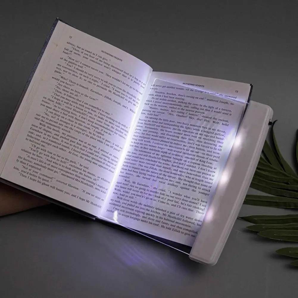 Reading Light Lightweight Portable Clear LED Book Full Page Light Durable Study Lamp Board for Home School