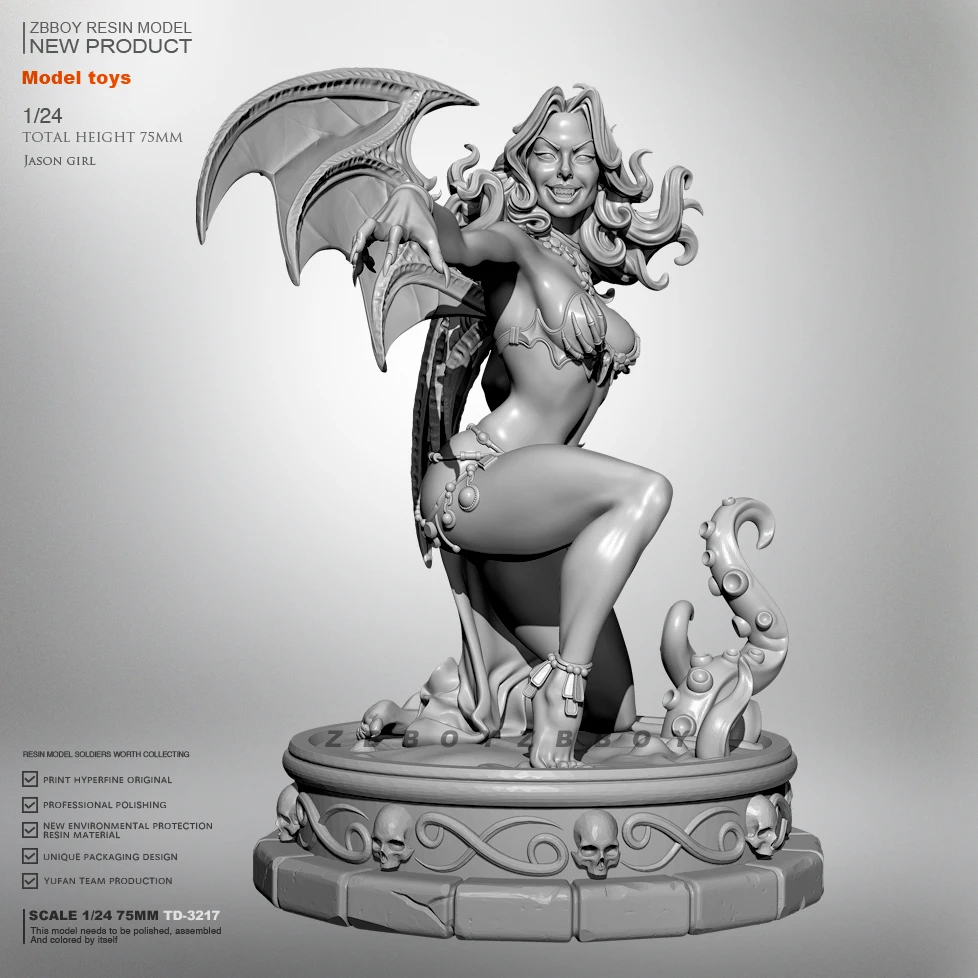 

1/24 набор моделей из смолы, красивая бесцветная и самособранная фотография