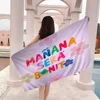 Karol G Female Singer Bath Towel Microfiber Soft Water Absorbing Breathable For Girl Kids Decorative Cartoon Beach Towel 6
