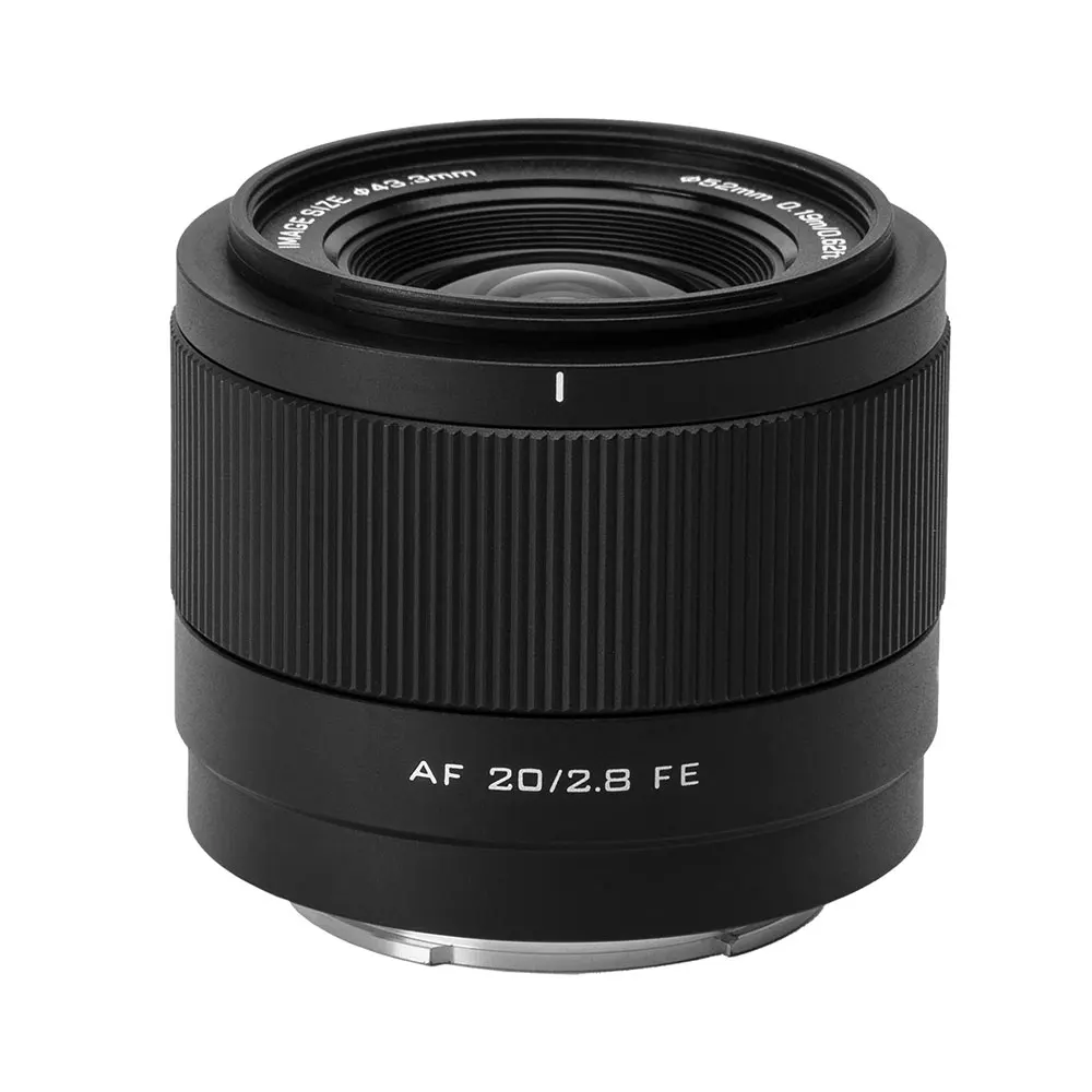 Viltrox 20Mm F2.8 Full Frame Sony E Lens Auto Focus Obiettivo Fotocamera Ultra Grandangolare Per Sony E Mount Zv-E10 Zv-E1 A7R Fx30