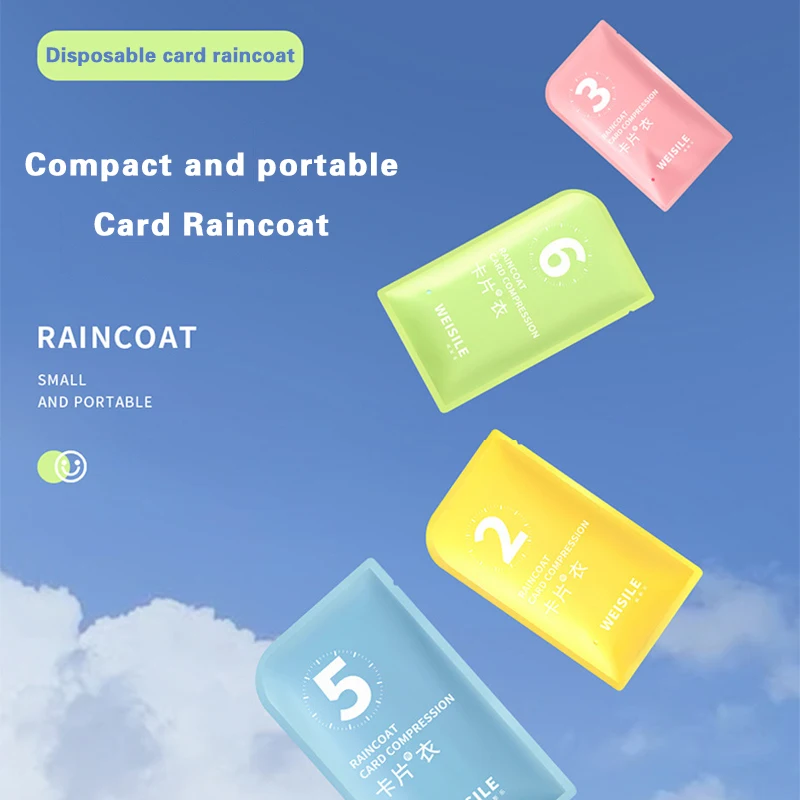 Portable Thickened Waterproof Raincoat for Travel Outdoor Women Men Disposable Camping Rain Cover