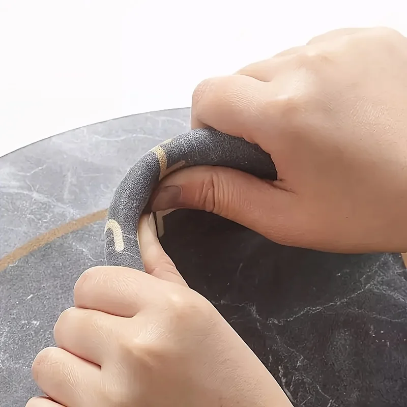 Simple bathroom diatom mud absorbent foot mat 5