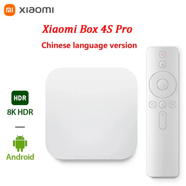 Xiaomi Mijia kutusu 4 4S Pro 1.9GHz Amlogic dört çekirdekli 5G WiFi BT Android  4K 8K HDR akıllı akış medya oynatıcı çince versiyonu - AliExpress