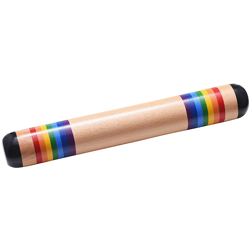Rain Stick Wooden Rain Maker Rattle Shaker Rainfall Tube Musical Instrument Toy For Kids