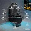 YYHC-Modern Black Smart Toilet with Automatic Open/Close Lid Tankless Toilet with Warm Air Drying Auto Flushing Water Closet 2