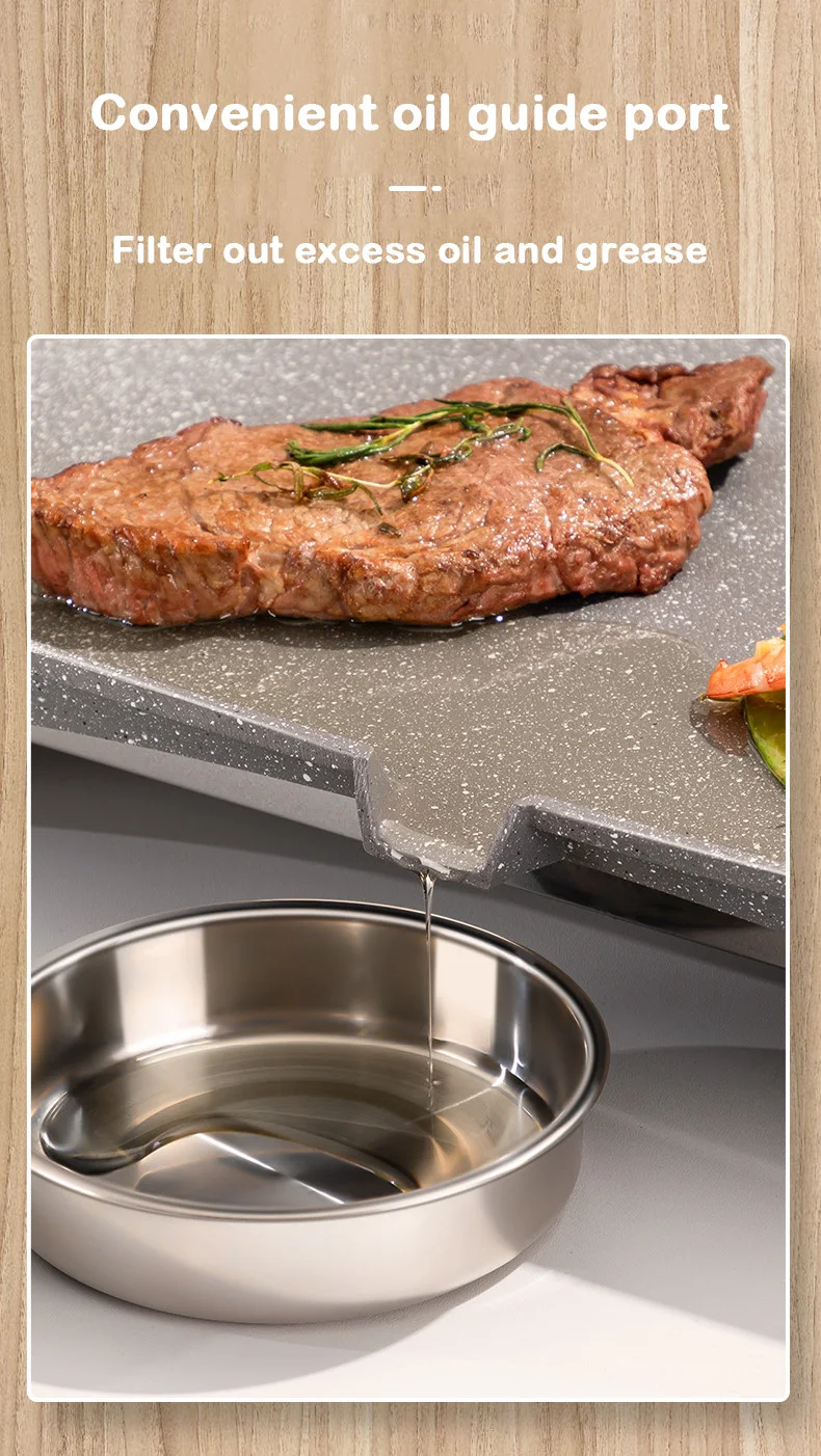 DMWD Household Electric Barbecue Grill Korean smokeless Baking Machine Non-stick coating Teppanyaki Plate Steak Roaster Picnic 5