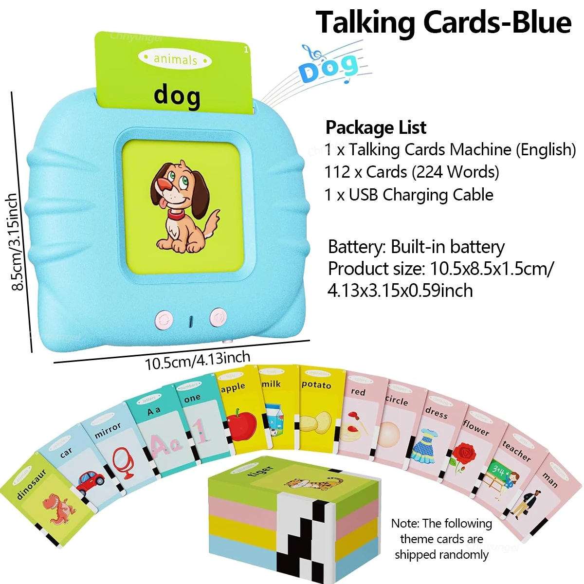 Talking Cards-Blue