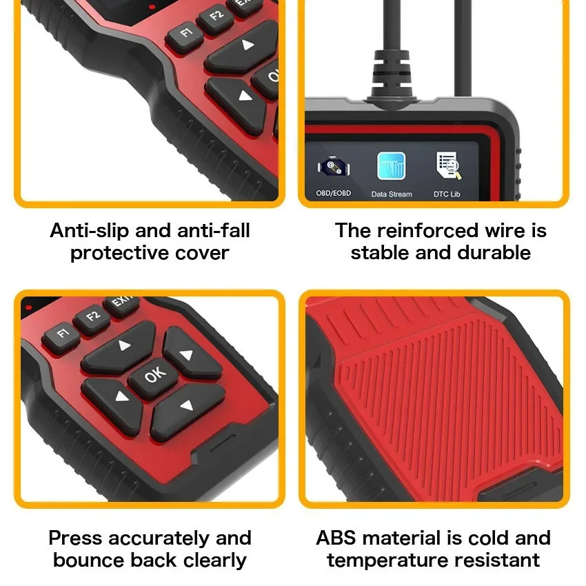 V519 Car OBD2 Scanner Live Data Professional Mechanic OBDII Diagnostic Code Reader Tool for Check Engine Light Read/Erase Codes 3