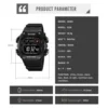 SKMEI 2126 Digital Countdown Sport Watch for Men Waterproof Stopwatch Mens Wristwatch Alarm LED Display Clock Montre Homme 1251 6