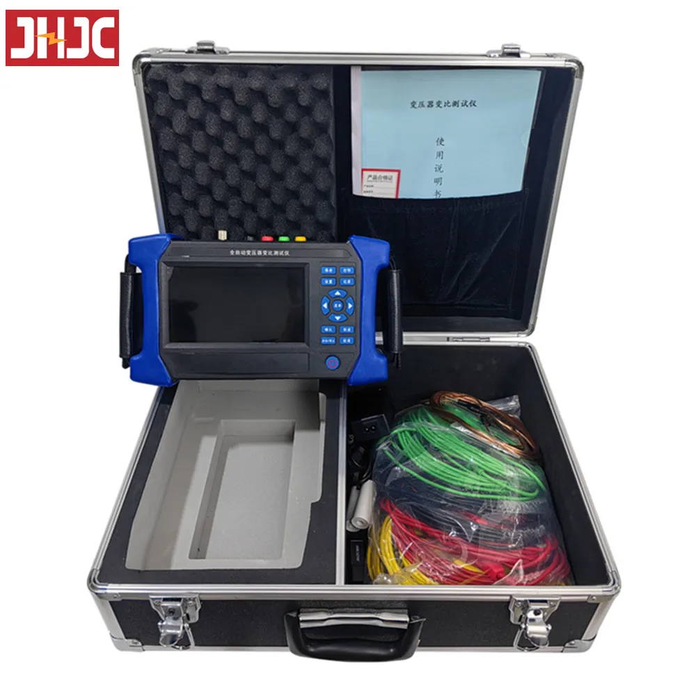 Trasformatore Di Tensione Trifase Portatile Tester Del Rapporto Di Rotazione Grande Schermo Di Visualizzazione Misuratore Del Rapporto Di Rotazione Pe