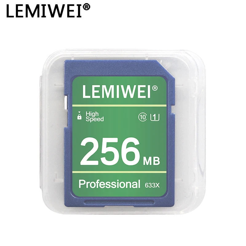 LEMIWEI ī޶  ī, 256MB 512MB SD ī, 1GB 2GB   633X SD ī, Ŭ 10 U1 UHS-I ޸ ī
