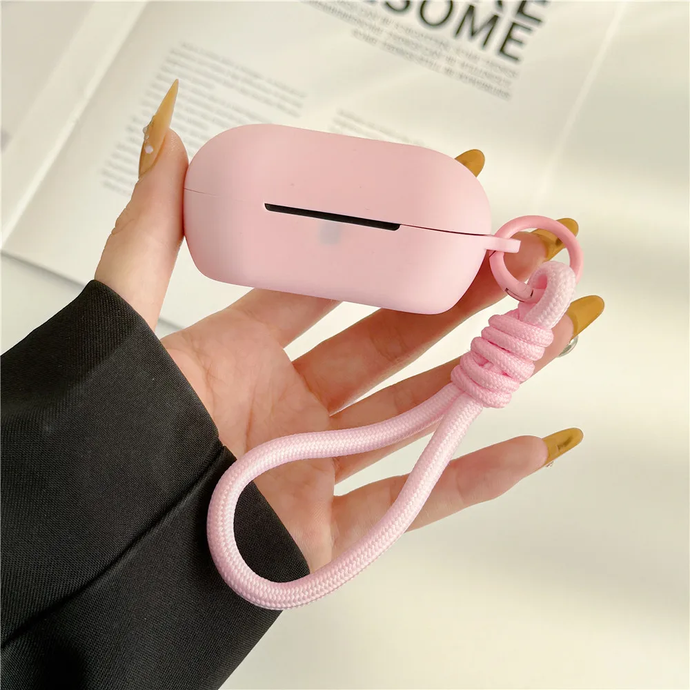 รูปสินค้า หูฟังไร้สาย แฟชั่น ซิลิโคน พร้อมเคสป้องกัน