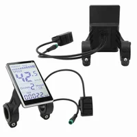 Compteur LCD pour vélo électrique, 5 broches, 24V, 36V, 48V, 60V, universel pour Scooter électrique M5, panneau LCD pour vélos électriques 31.8 22.2mm 5