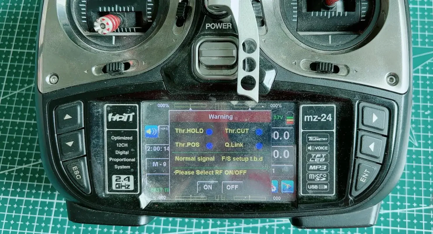 Graupner-tft無線制御システム送信機、MZ-24、12チャンネル、2.4g.hz