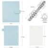 Moterm Regular A5 Size Rings Planner with 19MM Rings Binder Genuine Pebbled Grain Leather Notebook Agenda Organizer Sketchbook 2