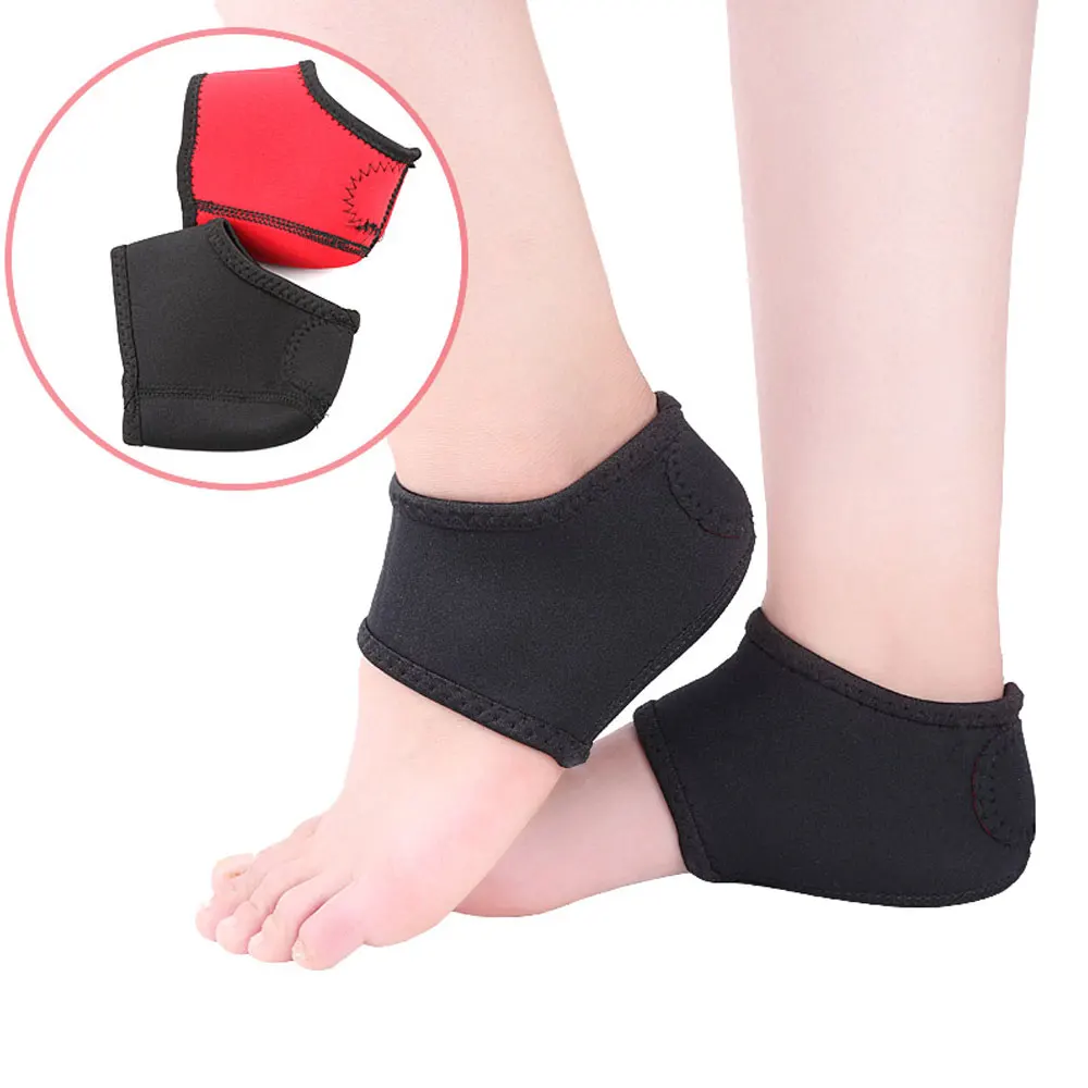 Plantar Fasciitis Nylon SBR Sleeve Protective Heel Air Support Reduce Pressure on Heel Relief Heel Pain and Cracked 1Pair For Heel Protectors