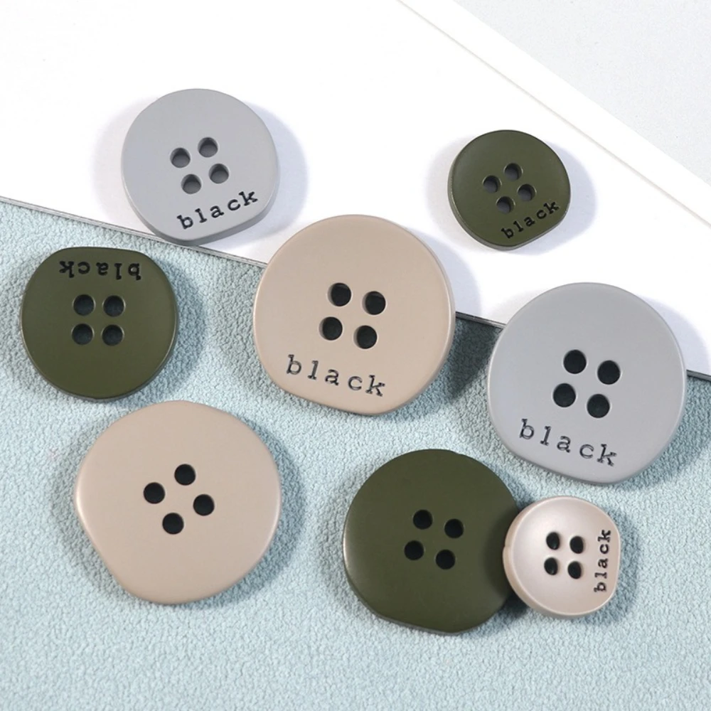 Customized Clothes Buttons 200PCS Custom Buttons for Women's Men's Jacket Plastic Resin Button ...