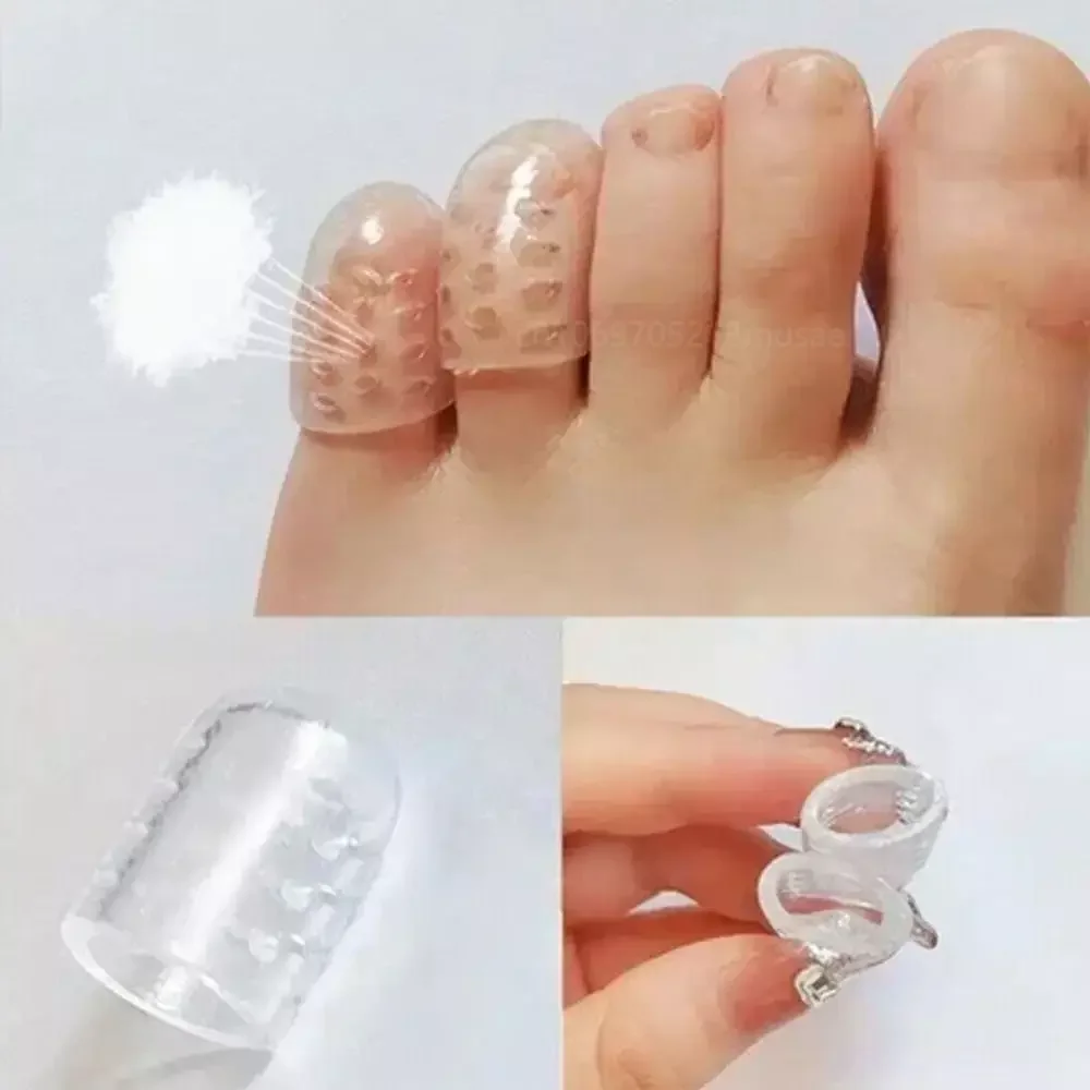 1Pc Gel Di Silicone Little Toe Tube Blister Corrector Pinkie Gel Bunion Toe Finger Protection Sleeve Separador De Dedos Del Pie