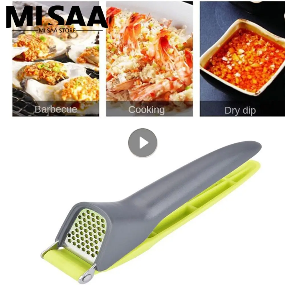 

Garlic Press Save Time And Effort Easy To Clean Green Mini Kitchen Accessories Vagetale Blendor Bright Color Matching Crushe