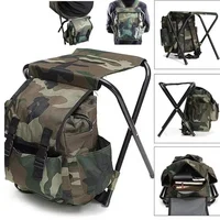 Folding Seat Stool Backpack Cooling Chair Light Fishing Stool Mountaineering Bag Outdoor Equipment for Camping Traveling Hiking 1