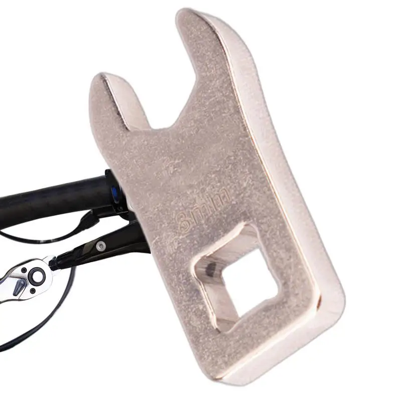 Bicycle 8mm Open-End Wrench With 1/4" Torque Adapter Steel MTBs Road Bike Hydraulic Disc Brake Lever Line Bolt Tool
