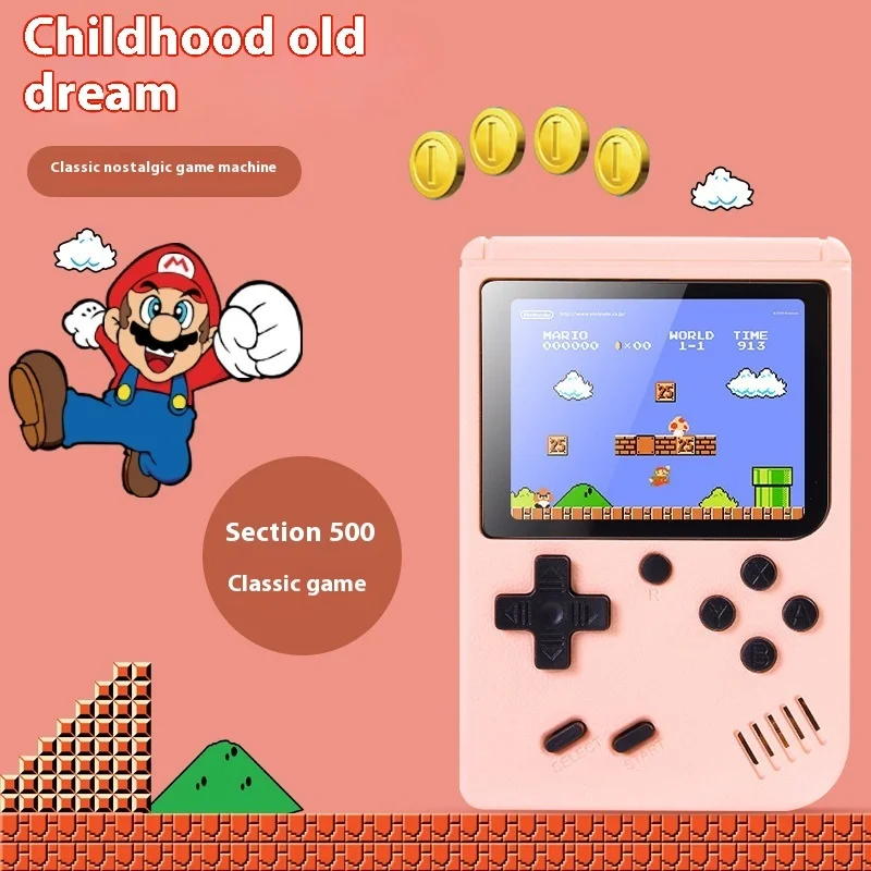 New Retro Handheld Game Console System Screen Portable Pocket Video Player Game Children'S Gift Handheld Console