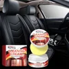 100g Leather Care Cream with Sponge Car Leather Restorer Cream Car Leather Refresher for Leather Pant Bag Shoes Furniture 4