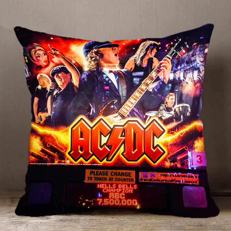 

Decorative Pillowcases 40*40 Decor AC/DC Pillow Cover 45x45 Cushions Covers for Pillows Pillowcase 45*45 Kawaii Cushion Sofa Bed