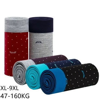 Mutandine da uomo grandi 7xl 8xl 9xl mutande uomo intimo senza soluzione di continuità boxer da uomo boxer stampati confezione da uomo in cotone grandi mutandine 1
