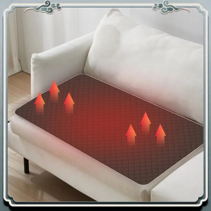 Durable Supplies USB Powered Seat Cushion Portable Heated Chair Cushion+Intelligent Temperature Control For Camping Home