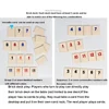 106pcs Israeli Mahjong Digital Mahjong Cards Rummy Classic Table Game Leisure Gathering Multiplayer Board Games Props 3