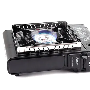 Universal Windshield for Butane Stove Outdoor Camping Wind Protection Accessory Compatible with Most Cassette Gas Stoves,