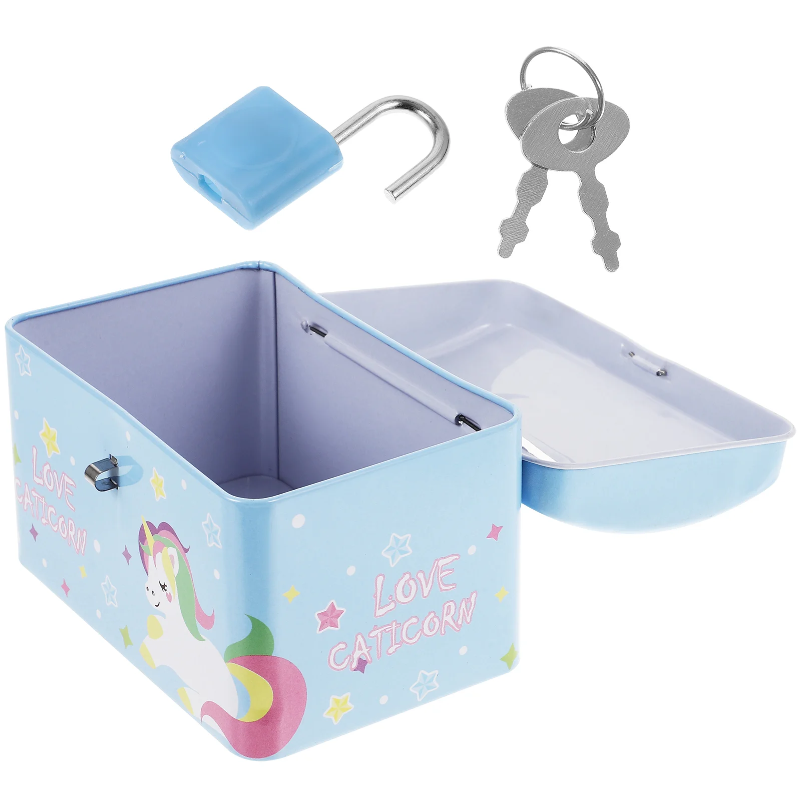 Kids Unicorn Piggy Bank Cartoon Coin Storage Box With Lock Money Boxes For Girls Boys Children Home Decor Savings Jar Coin Bank