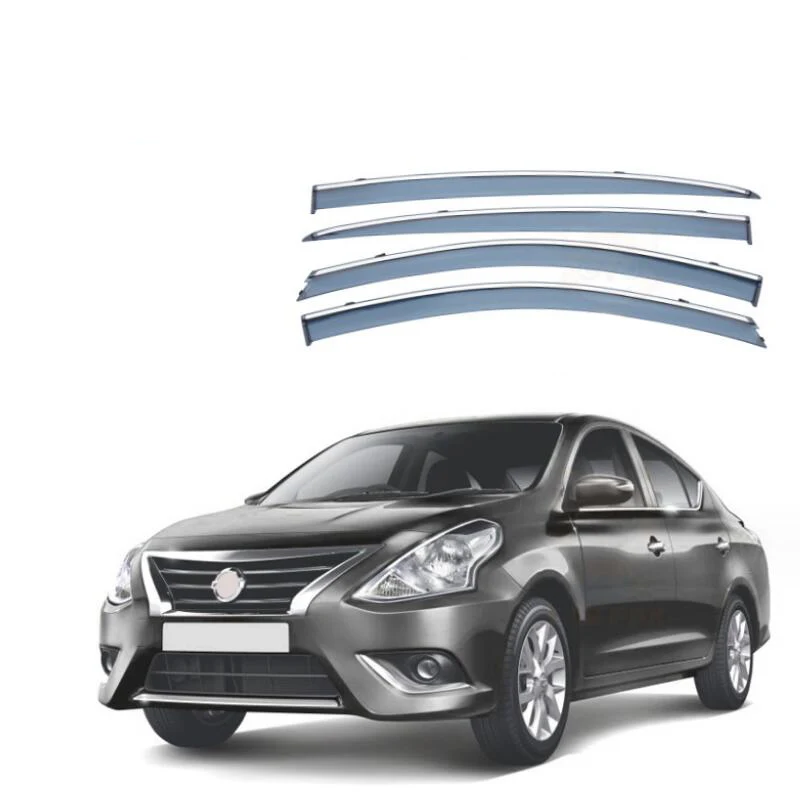 

Weather Shield Car Side Window Deflector Visor Rain Eyebrow Shelter For Nissan Sunny 2011 2012 2013 2014 2015 2016 2017 - 2023