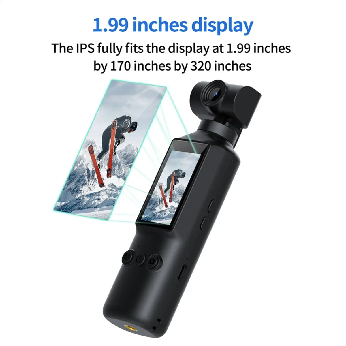 M05K 포켓 카메라 4K HD 270 °   회전 가능하고 흔들림 방지 기능이 있는 와이파이 스포츠 카메라 (야외 라이딩, 다이빙, 액션캠)