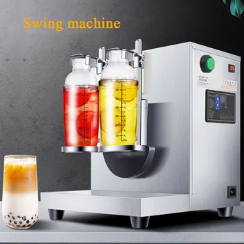 PBOBP With Cups Commercial Boba shaker Bubble Tea Shaker Stainless Steel Double-head Pearl Milk Tea Shaking Machine 1