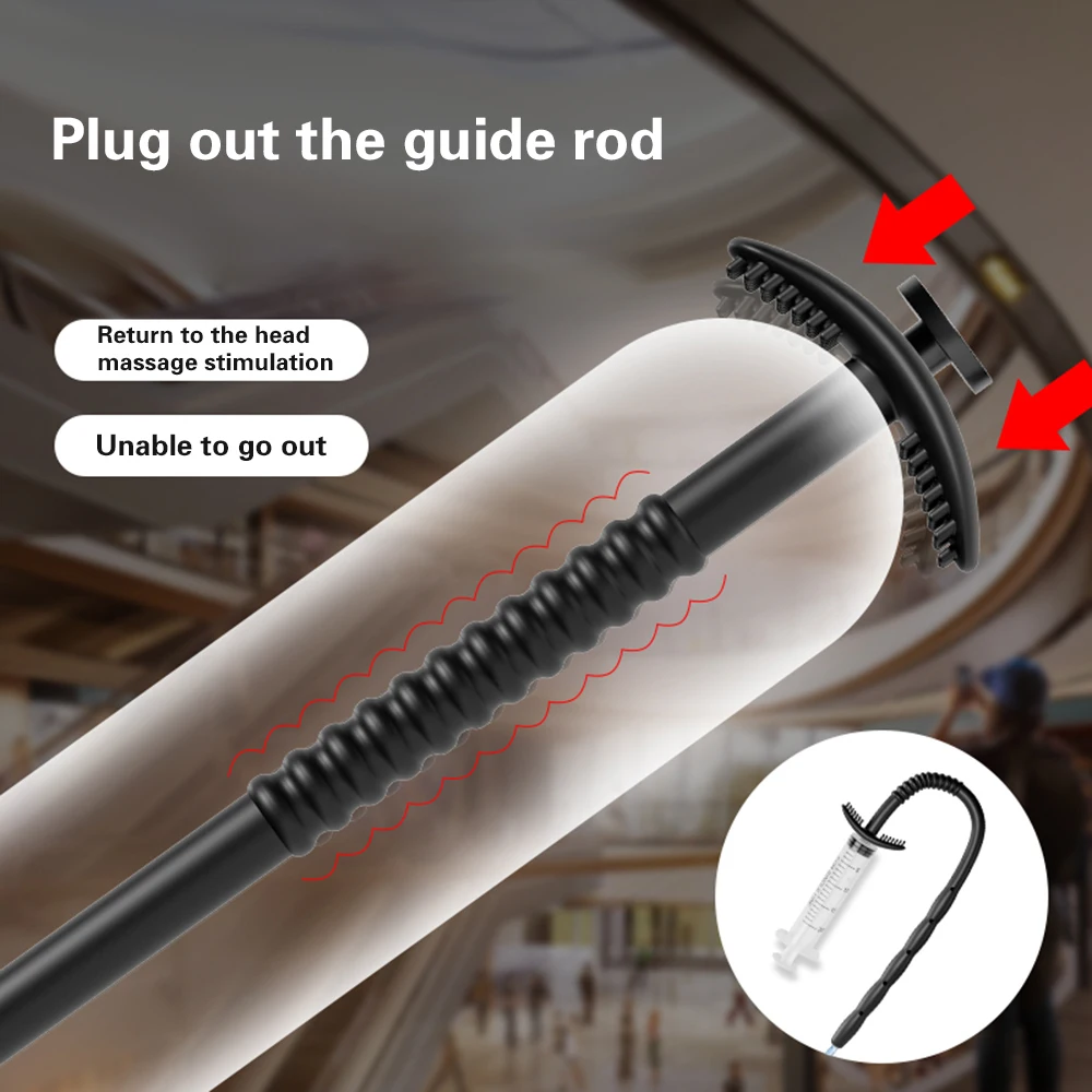 Penis Sex Toys Silicone Urethral Dilator For Men