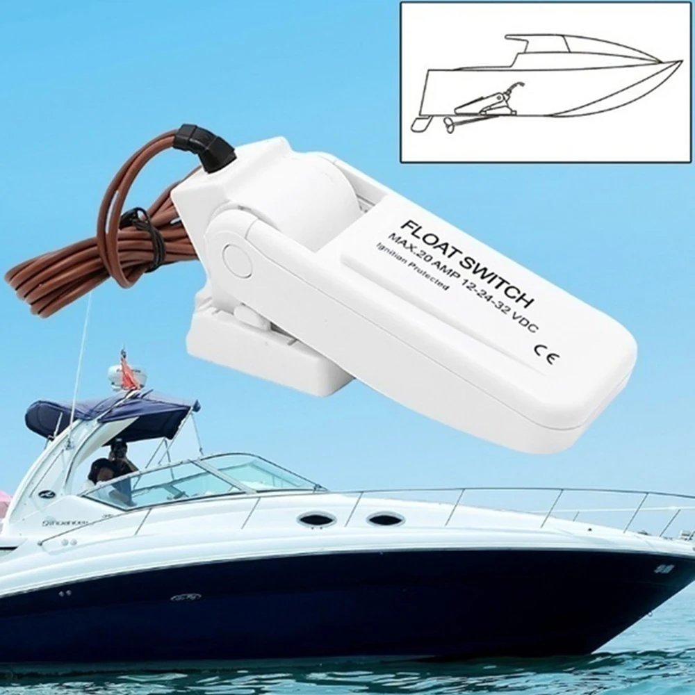12V 1100GPH Automatic Boat Bilge Pump Float Switch Bilge Switches Flow Sensor for Electric Water Pump bilge pump marine water pump