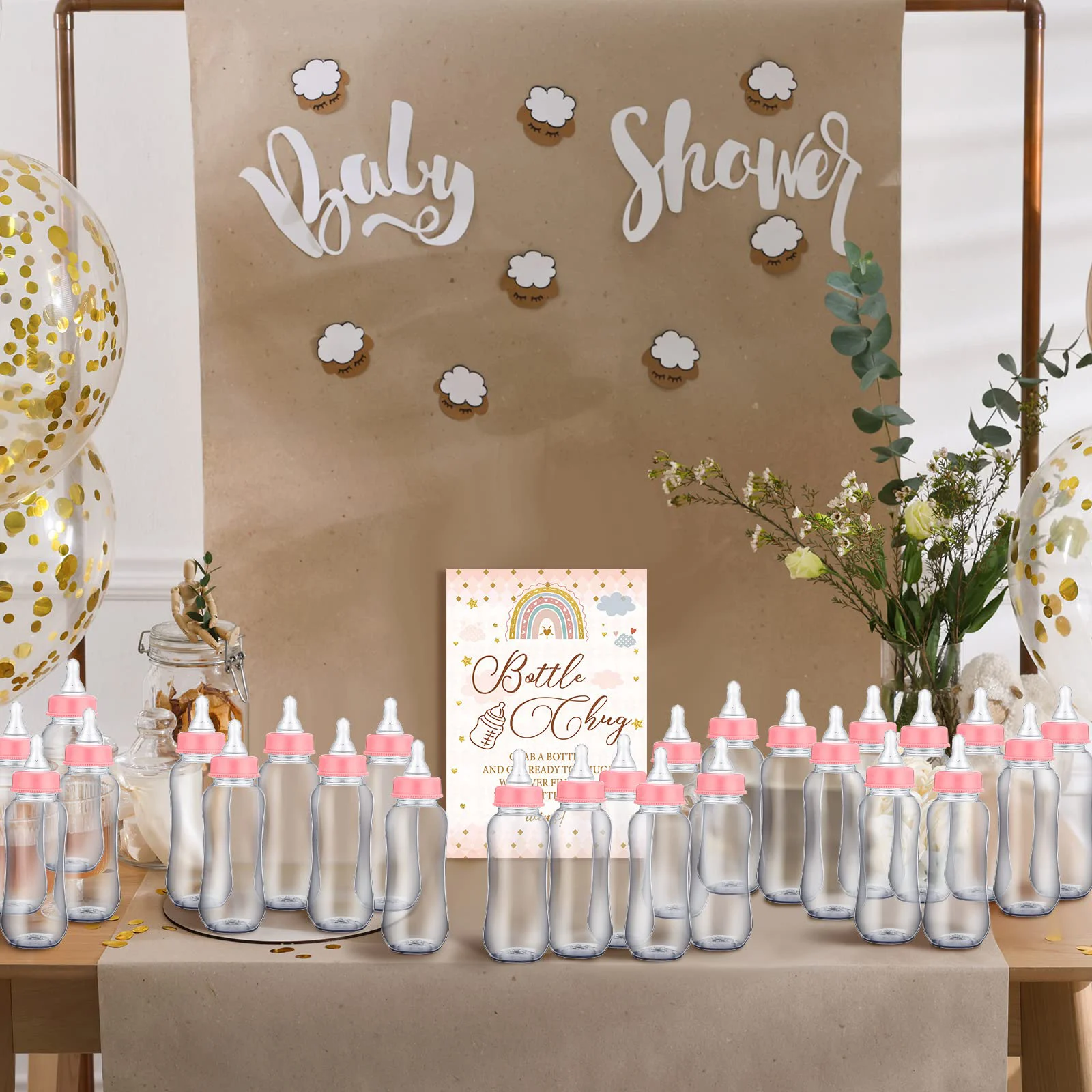 12-48Pieces Baby Shower Game Candy Bottle Chug Gender Revealing Party Favors for Boys Girls Baby Shower Gift Decoration Supplies 5